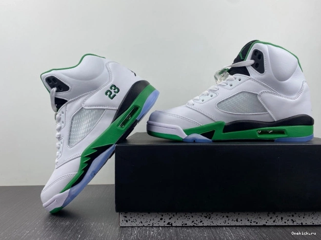 One Kick Jordan 5 Air WMNS DD9336-103 Green Lucky 0713
